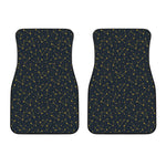 Constellation Symbols Pattern Print Front Car Floor Mats