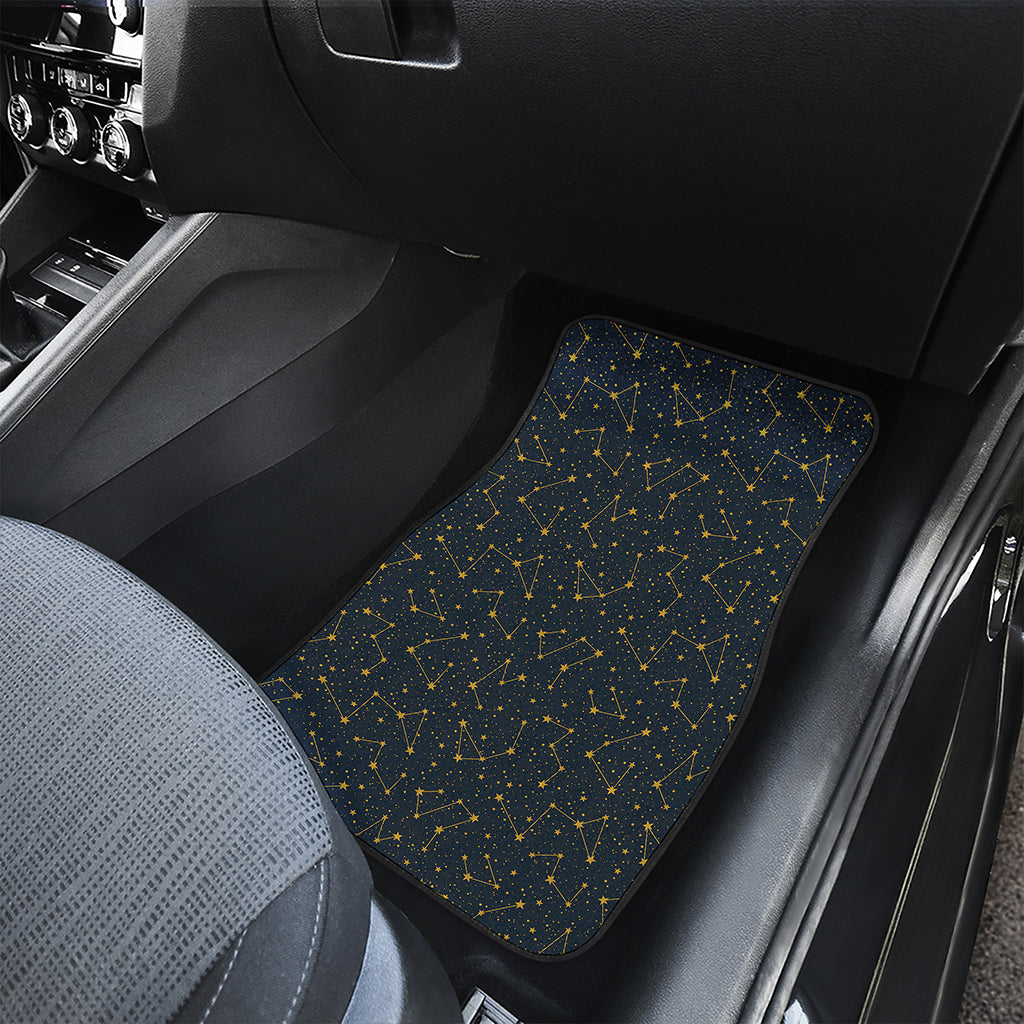 Constellation Symbols Pattern Print Front Car Floor Mats