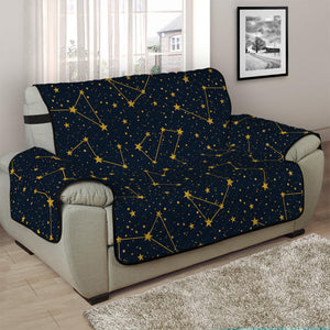 Constellation Symbols Pattern Print Half Sofa Protector