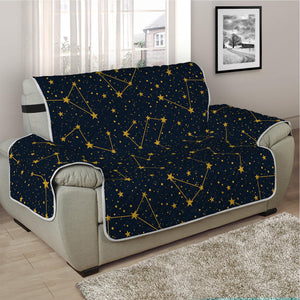 Constellation Symbols Pattern Print Half Sofa Protector