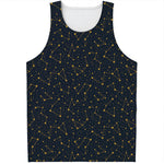 Constellation Symbols Pattern Print Men's Tank Top