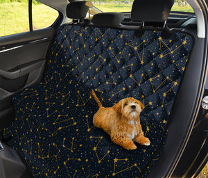 Constellation Symbols Pattern Print Pet Car Back Seat Cover