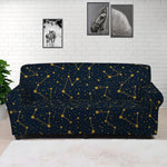 Constellation Symbols Pattern Print Sofa Cover