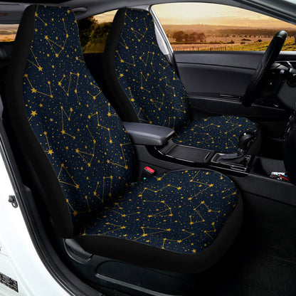Constellation Symbols Pattern Print Universal Fit Car Seat Covers