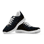 Constellation Symbols Pattern Print White Sneakers