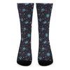 Constellation Zodiac Signs Pattern Print Crew Socks