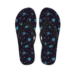 Constellation Zodiac Signs Pattern Print Flip Flops