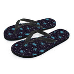 Constellation Zodiac Signs Pattern Print Flip Flops