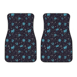 Constellation Zodiac Signs Pattern Print Front Car Floor Mats