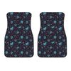 Constellation Zodiac Signs Pattern Print Front Car Floor Mats