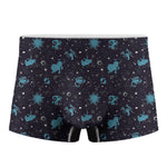 Constellation Zodiac Signs Pattern Print Men's Boxer Briefs