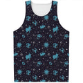 Constellation Zodiac Signs Pattern Print Men's Tank Top