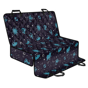 Constellation Zodiac Signs Pattern Print Pet Car Back Seat Cover