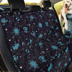 Constellation Zodiac Signs Pattern Print Pet Car Back Seat Cover