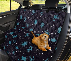 Constellation Zodiac Signs Pattern Print Pet Car Back Seat Cover