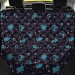 Constellation Zodiac Signs Pattern Print Pet Car Back Seat Cover