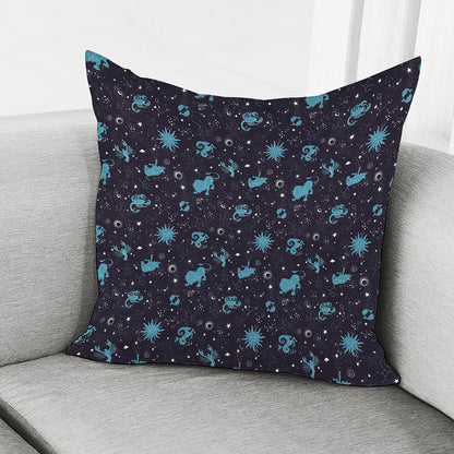 Constellation Zodiac Signs Pattern Print Pillow Cover