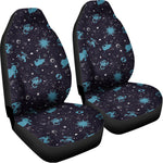 Constellation Zodiac Signs Pattern Print Universal Fit Car Seat Covers