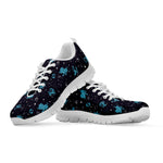 Constellation Zodiac Signs Pattern Print White Sneakers