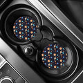 Constellations And Planets Pattern Print Car Coasters