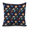 Constellations And Planets Pattern Print Pillow Cover