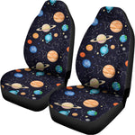 Constellations And Planets Pattern Print Universal Fit Car Seat Covers