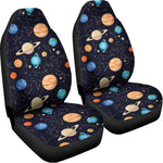 Constellations And Planets Pattern Print Universal Fit Car Seat Covers