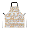 Corgi Butt Pattern Print Apron