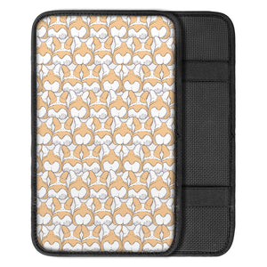 Corgi Butt Pattern Print Car Center Console Cover