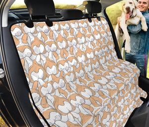 Corgi Butt Pattern Print Pet Car Back Seat Cover