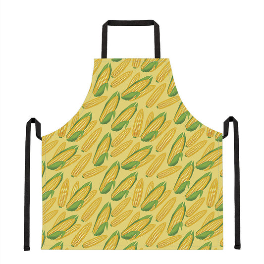 Corn Cob Pattern Print Apron