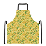 Corn Cob Pattern Print Apron