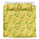 Corn Cob Pattern Print Duvet Cover Bedding Set
