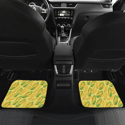 Corn Cob Pattern Print Front and Back Car Floor Mats