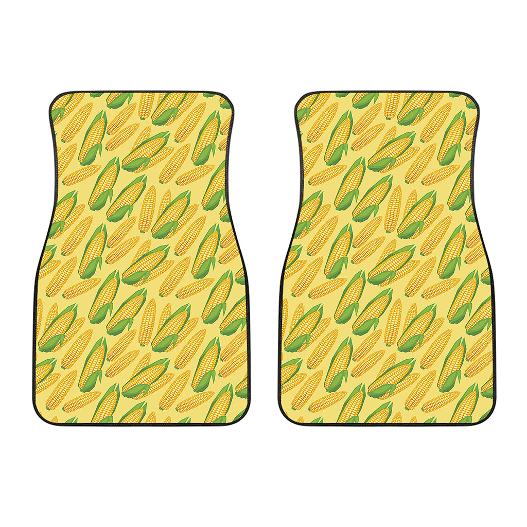 Corn Cob Pattern Print Front Car Floor Mats