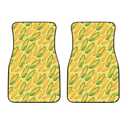Corn Cob Pattern Print Front Car Floor Mats