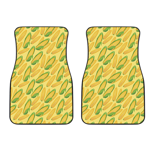 Corn Cob Pattern Print Front Car Floor Mats