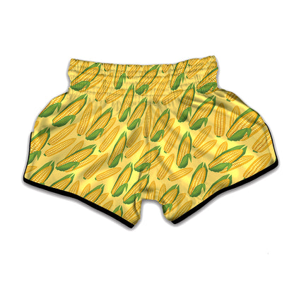 Corn Cob Pattern Print Muay Thai Boxing Shorts