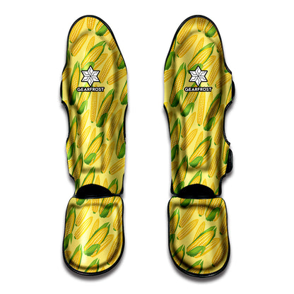 Corn Cob Pattern Print Muay Thai Shin Guard