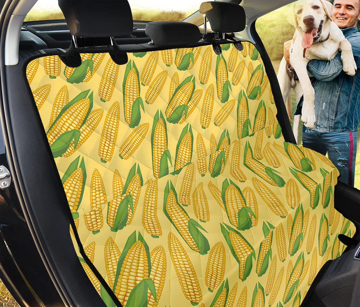 Corn Cob Pattern Print Pet Car Back Seat Cover