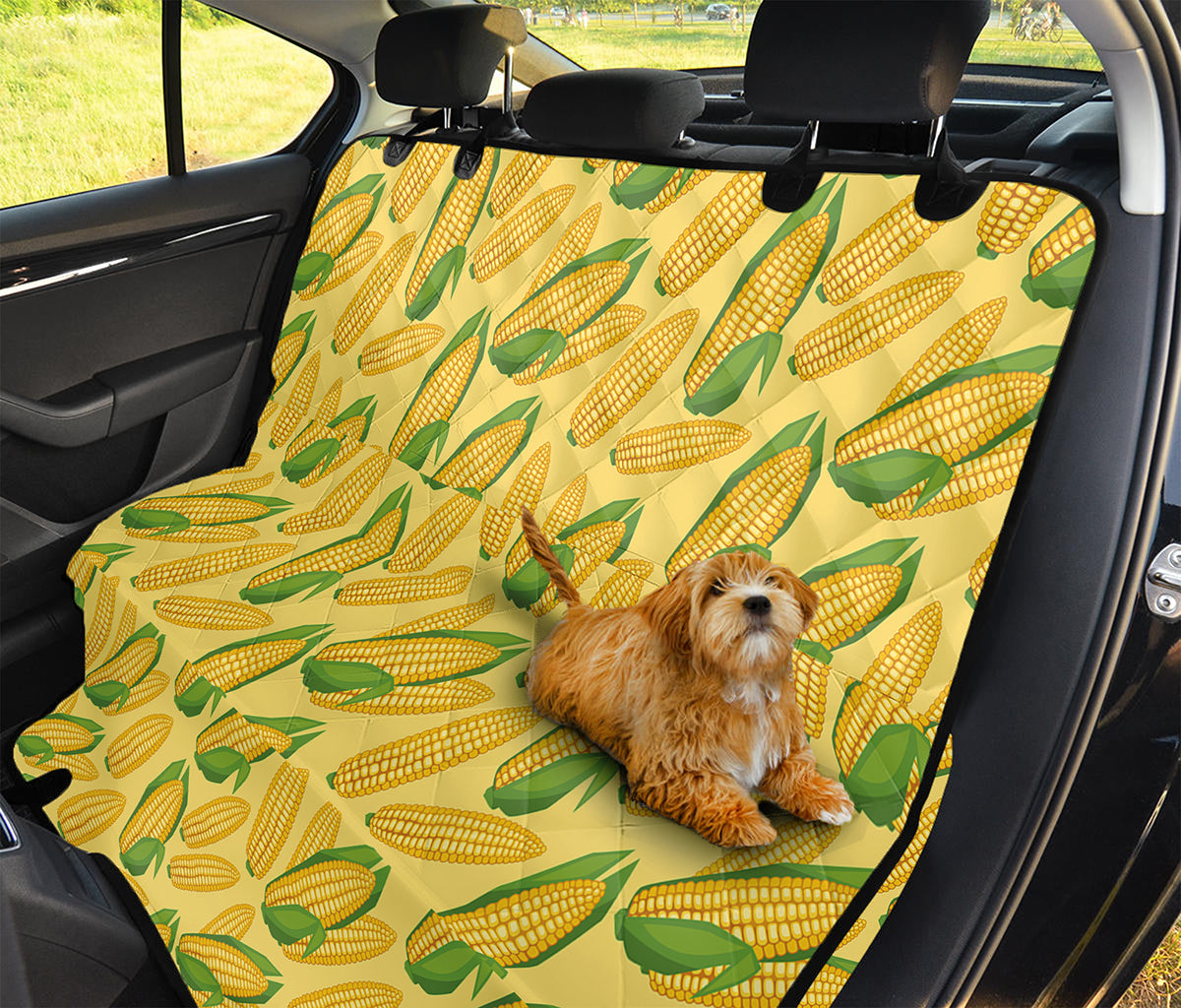 Corn Cob Pattern Print Pet Car Back Seat Cover
