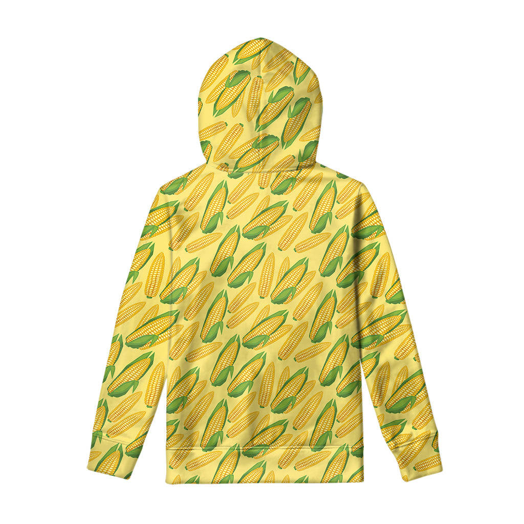 Corn Cob Pattern Print Pullover Hoodie