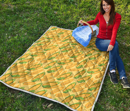 Corn Cob Pattern Print Quilt