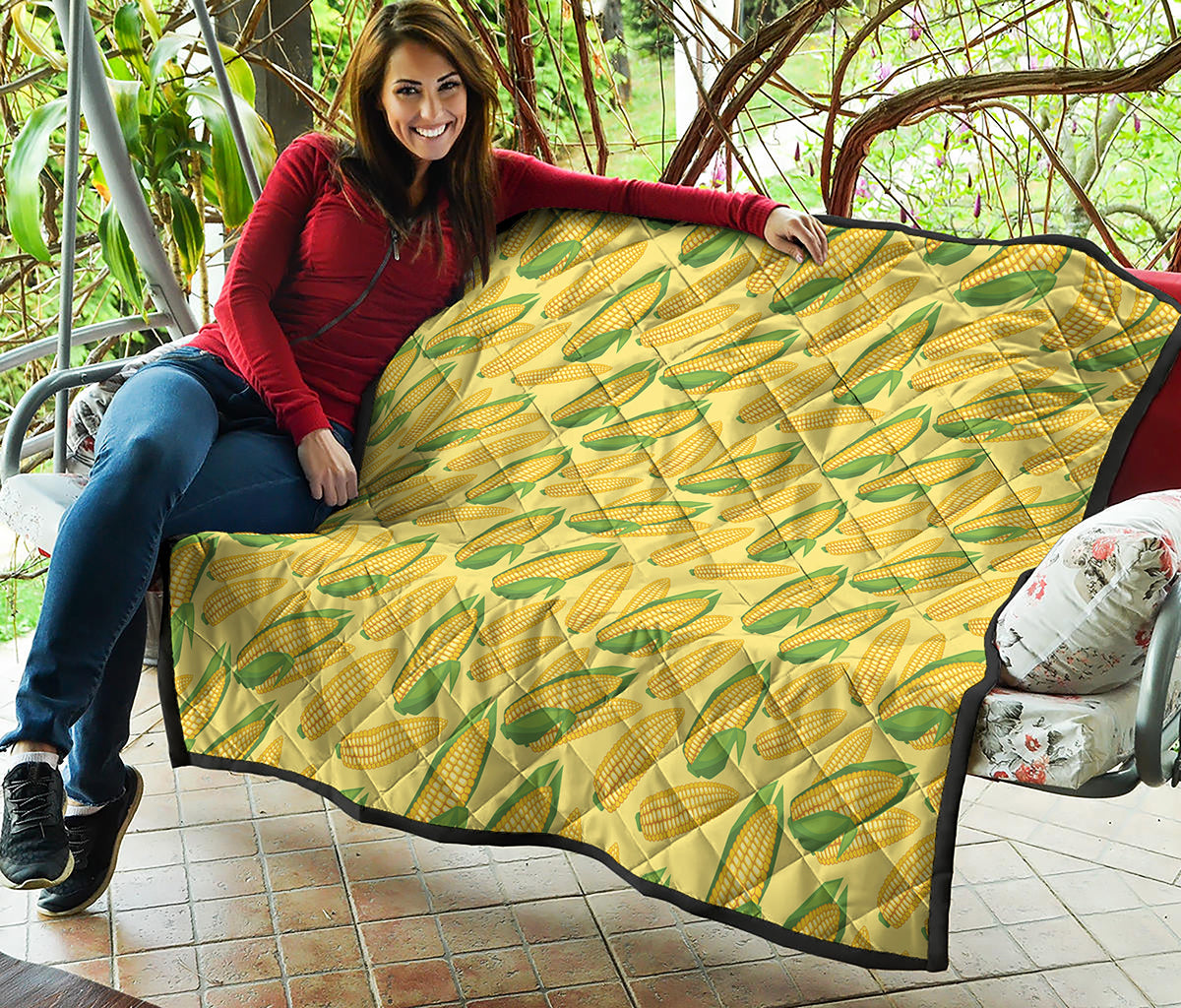 Corn Cob Pattern Print Quilt