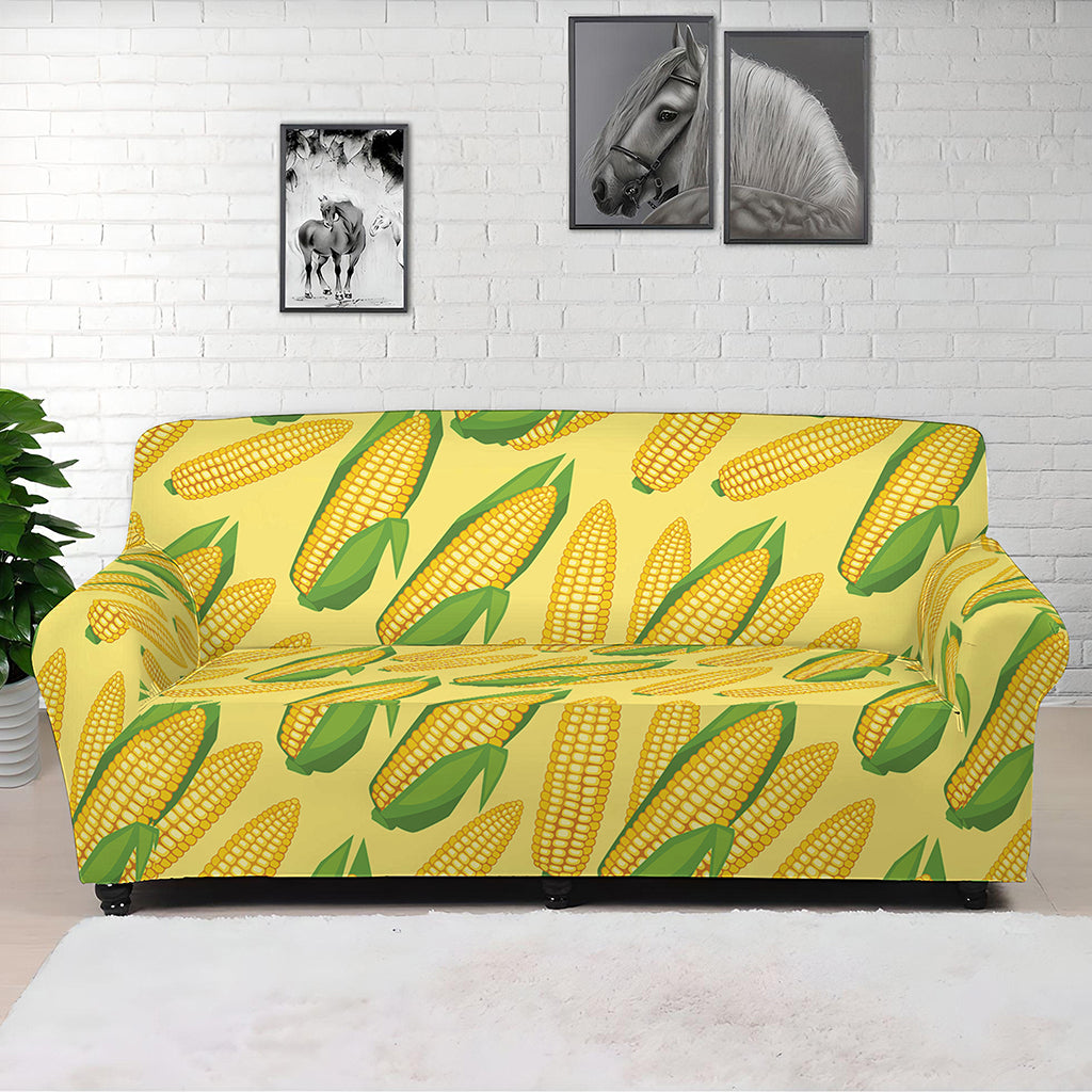 Corn Cob Pattern Print Sofa Cover