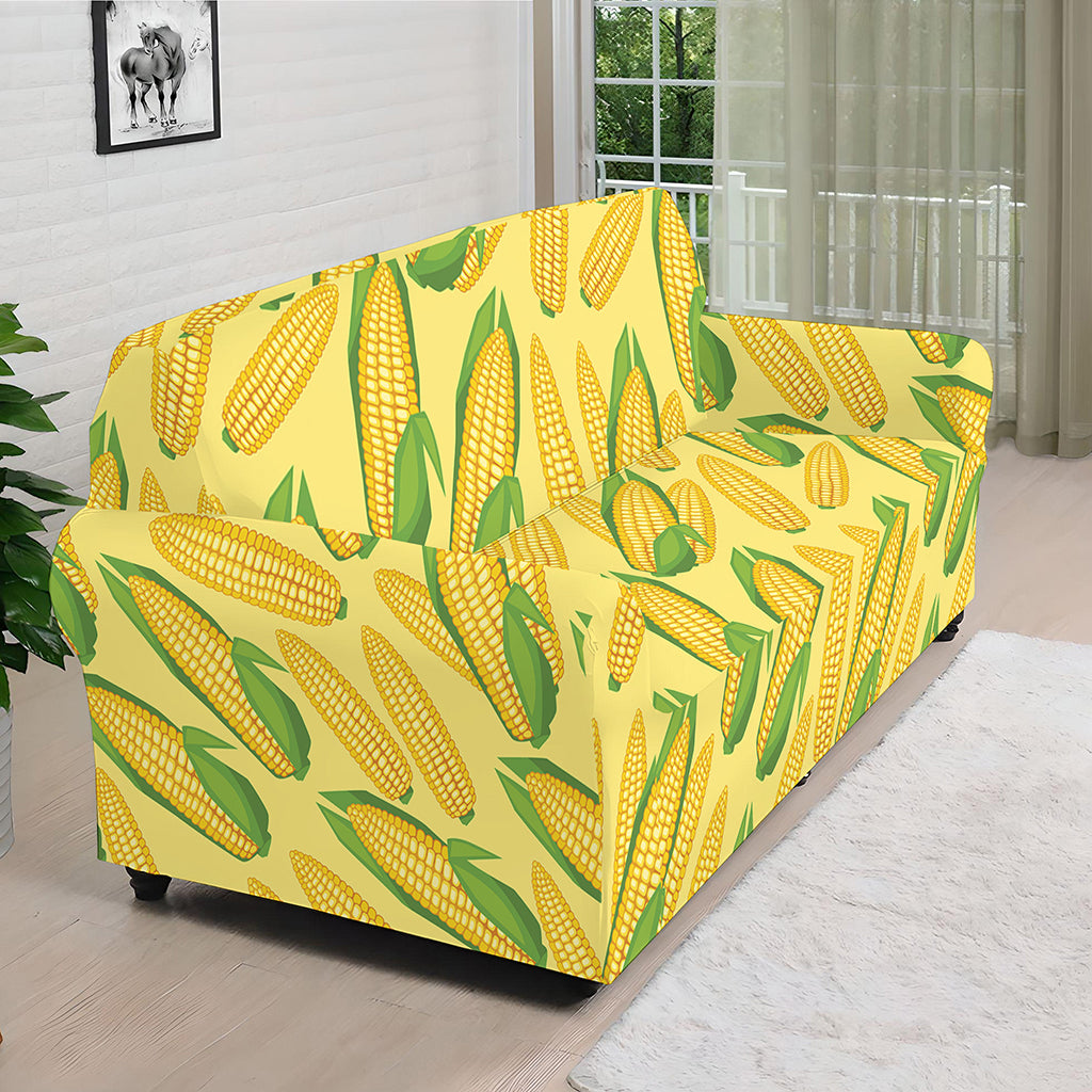 Corn Cob Pattern Print Sofa Cover