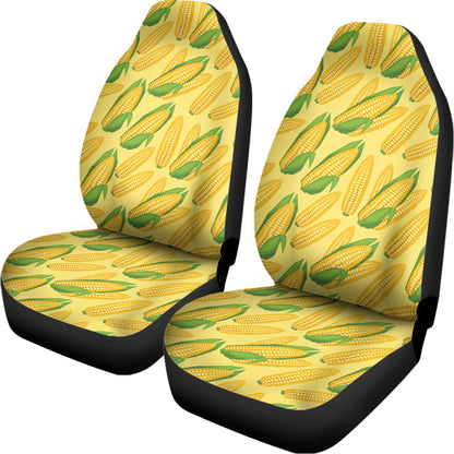 Corn Cob Pattern Print Universal Fit Car Seat Covers