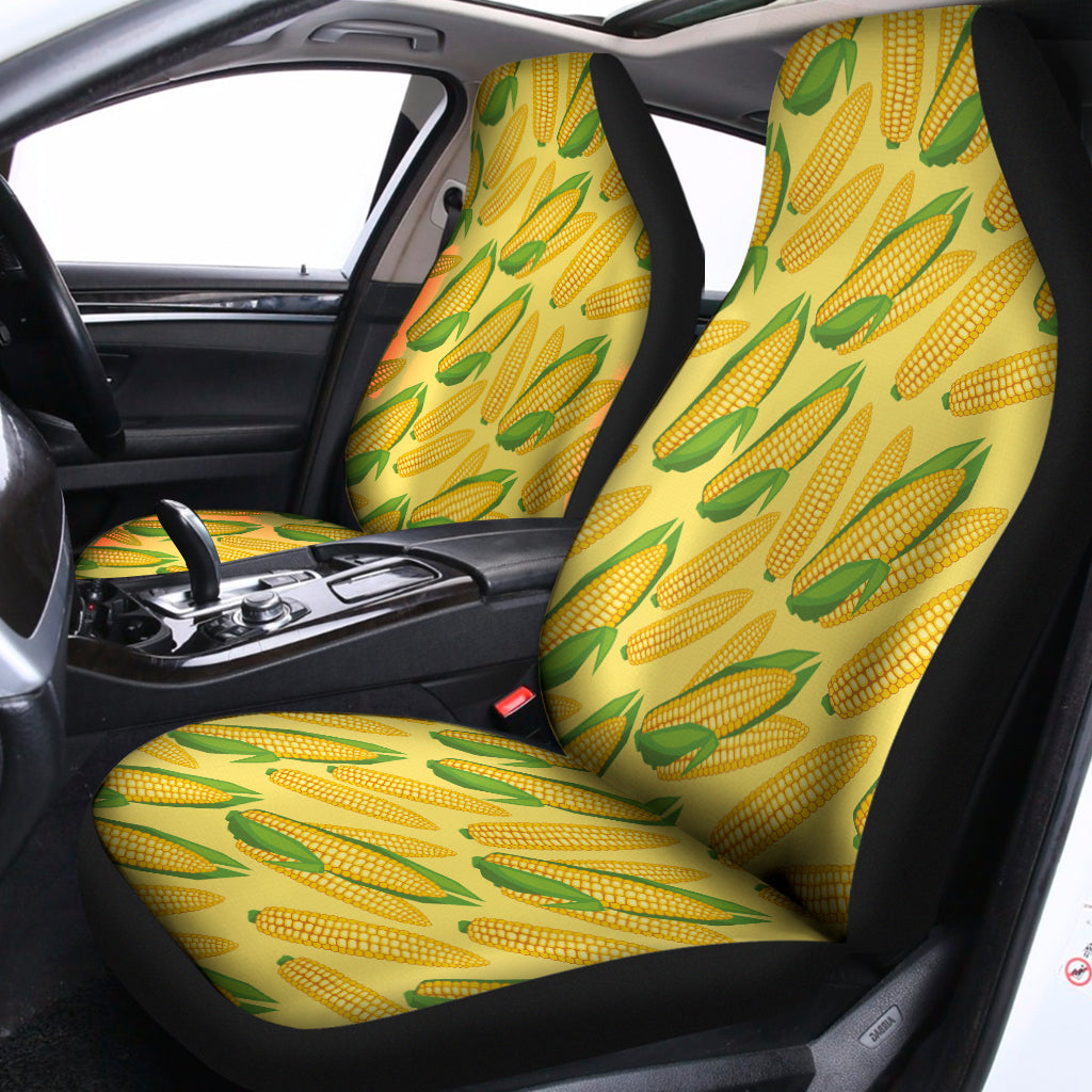 Corn Cob Pattern Print Universal Fit Car Seat Covers