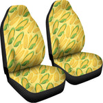 Corn Cob Pattern Print Universal Fit Car Seat Covers