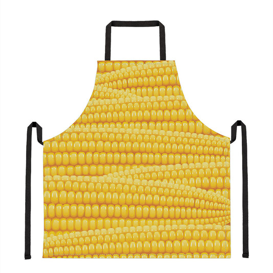 Corn Pattern Print Apron